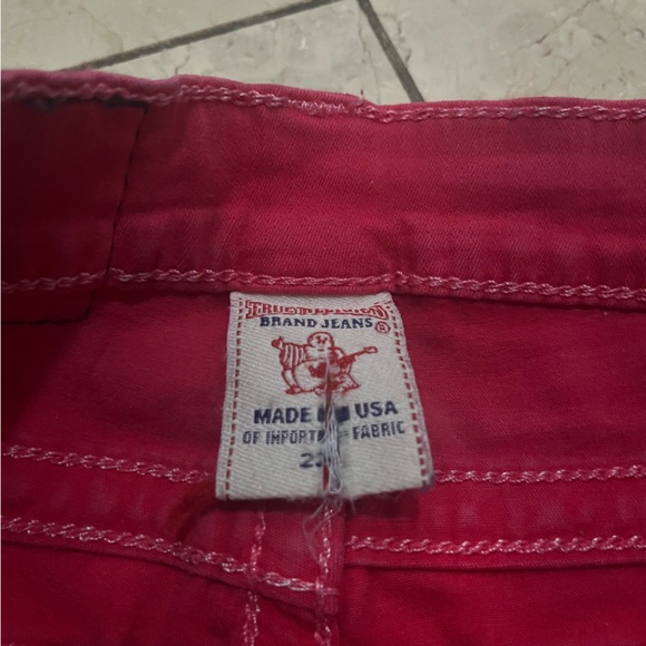 Pink True Religion shorts - Picture 2 of 3